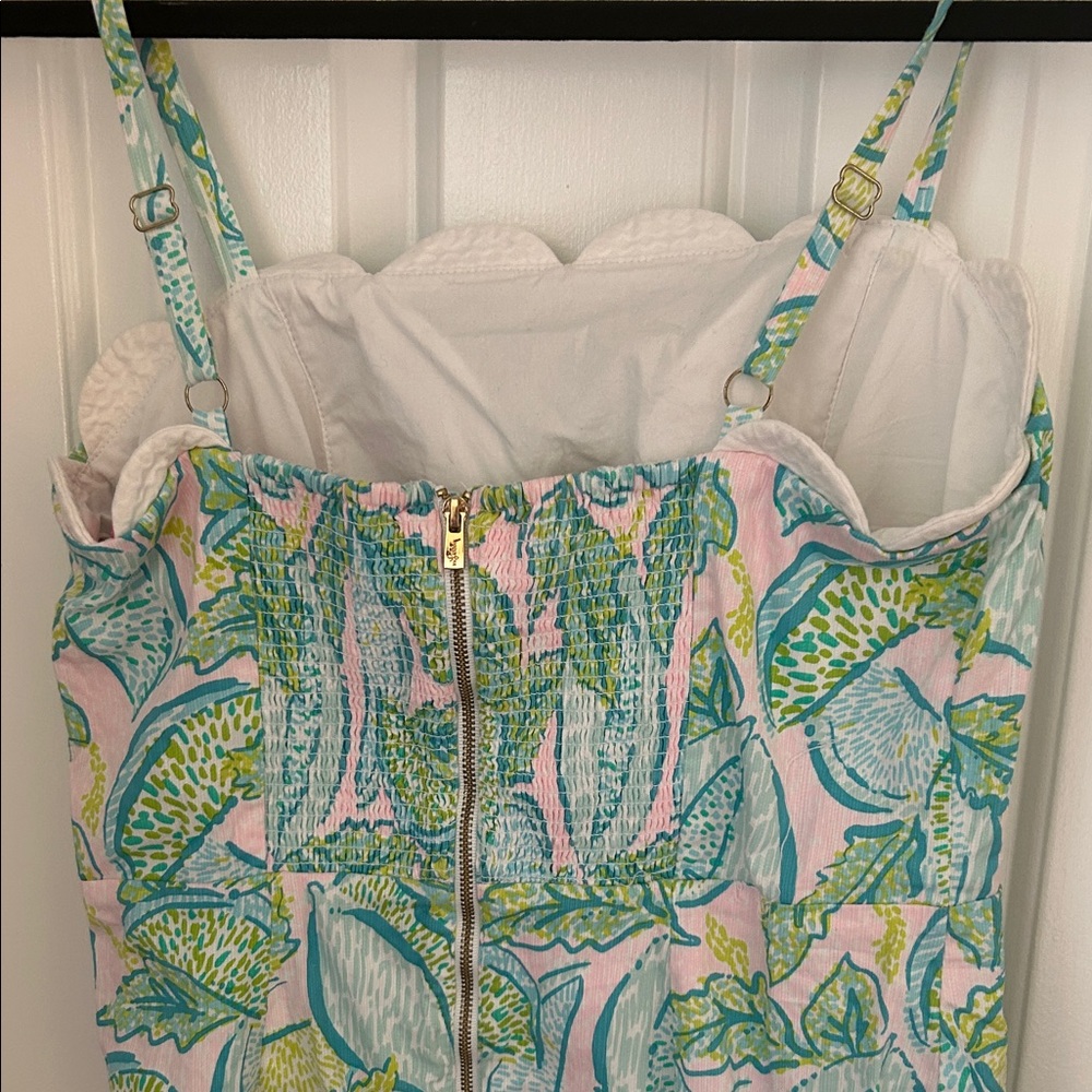 Lily Pulitzer Tropical Leaf Print Dress - Picture 2 of 3